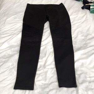 MixiT black stretch leggings with detailing